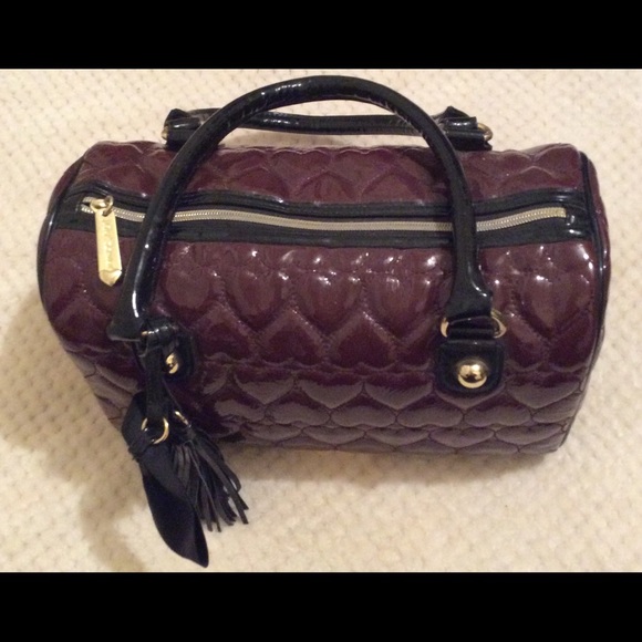 Betsey Johnson Burgundy Purse - Picture 1 of 3